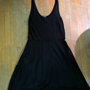 Ibex Merino Wool Sleeveless Dress~Black~Large~Perfect!